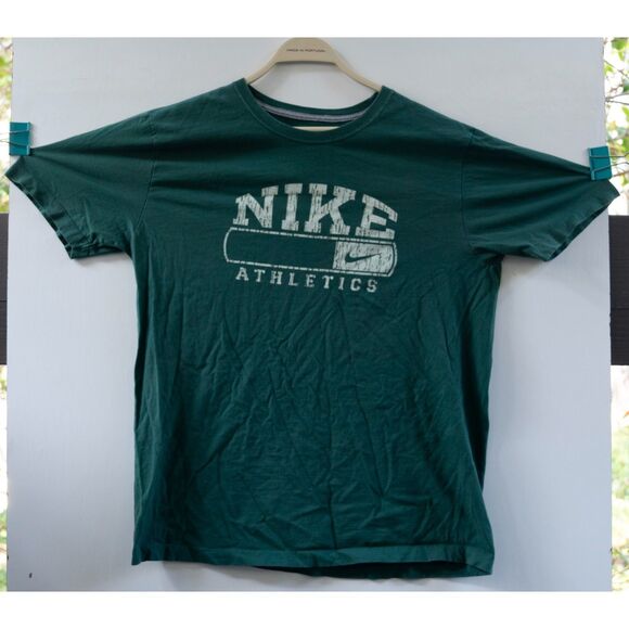 Nike Athletics Forest Green T-Shirt Size XL - Picture 1 of 5
